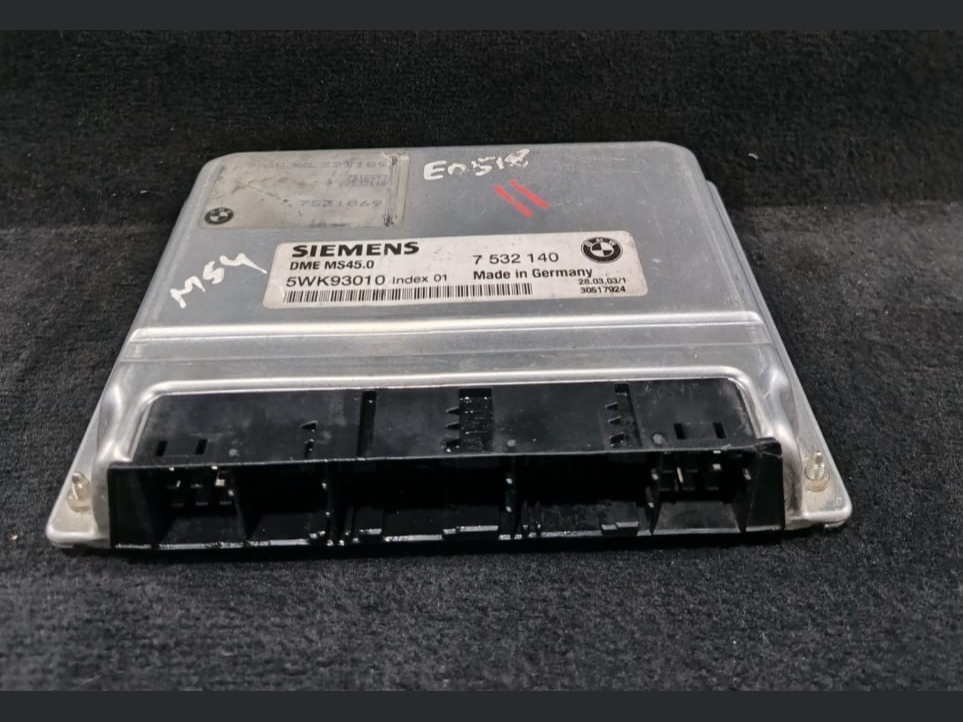 BMW Z4 E85 E86 3.0 2003 ENGINE CONTROL UNIT MODULE ECU ONLY MANUAL - 7532140