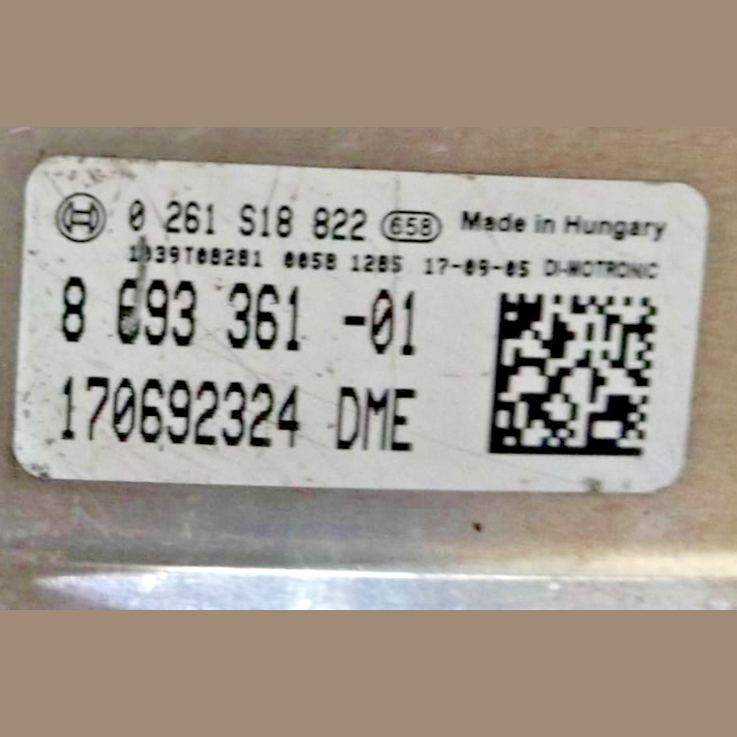 Engine control unit (ECU) for BMW 2 Coupe F87 2015  DME 8693361