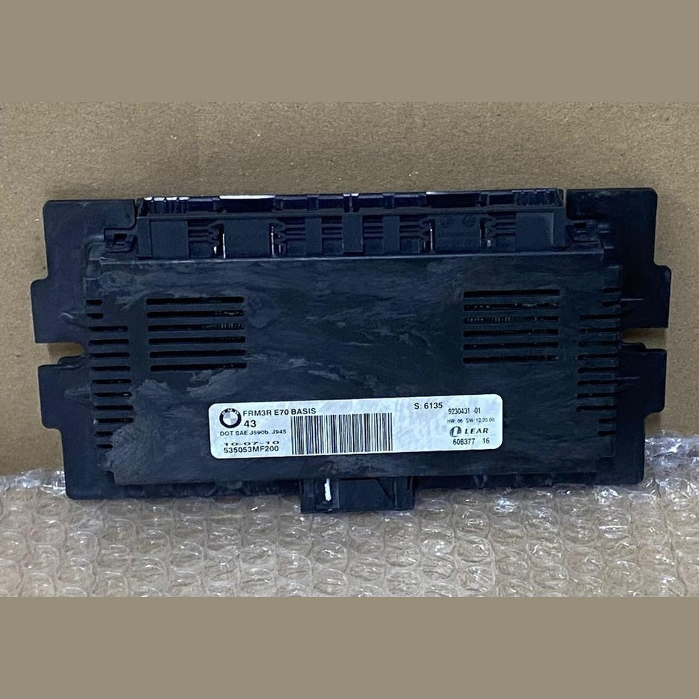 OEM BMW X5 E70 Headlight Control Module Unit FRM3R 9230431