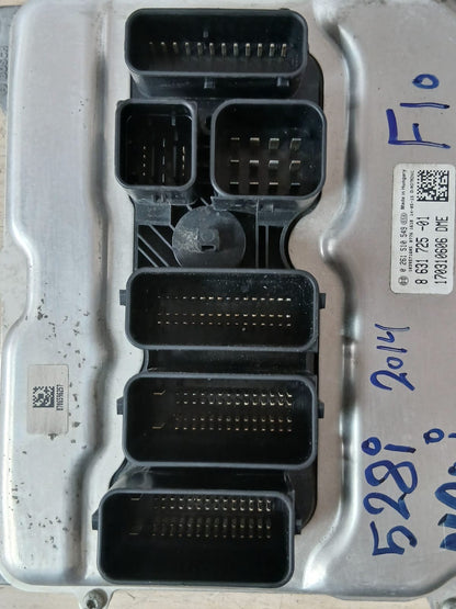 BMW  2014 F10 528i N20i ENGINE CONTROL Unit ECU SET DME 8631725 with key