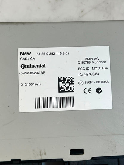 2012 BMW 5' F10 N55 535i Engine Control Module ECU SET DME+CAS4 NO KEY 7638781