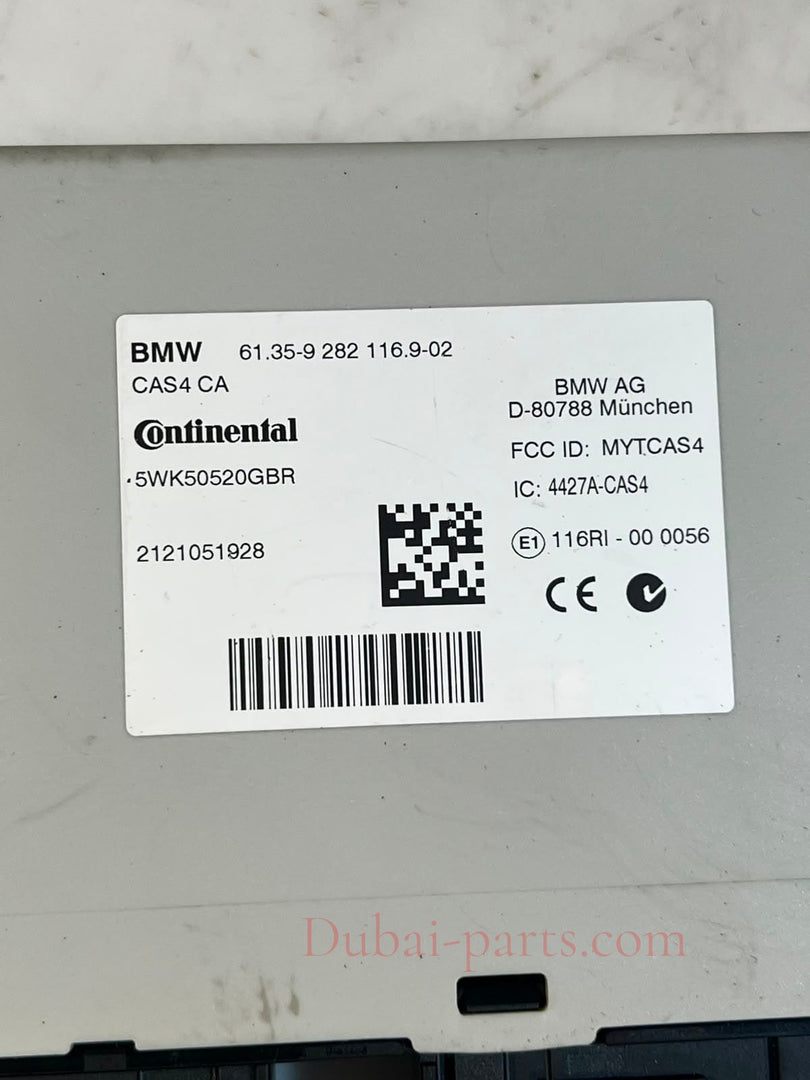 2012 BMW 5' F10 N55 535i Engine Control Module ECU SET DME+CAS4 NO KEY 7638781