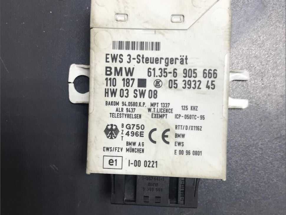 BMW 330Ci 2004 E46 M54 ENGINE CONTROL UNIT ECU SET DME MS43 7536649