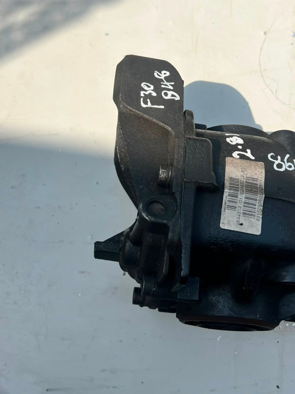 2016-2018 BMW F30 B48 2.81 RATIO Rear Differential Carrier 8644372 OEM