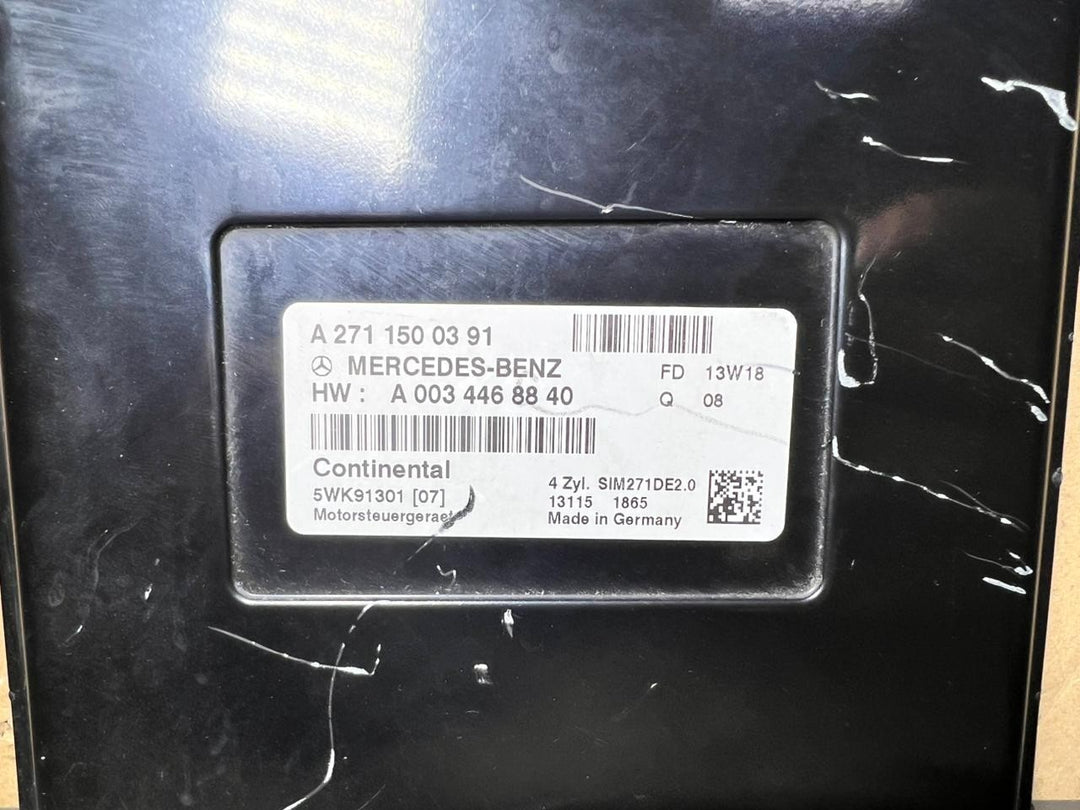 2010-2014 Mercedes W204 CGI Engine Control Module Unit ECM ECU A271 1500391 OEM