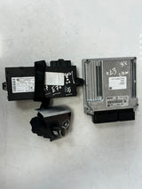2007-2013 BMW X5 E70 N57 Engine Control Unit ECU SET DDE+CAS3+1KEY 7805585 OEM