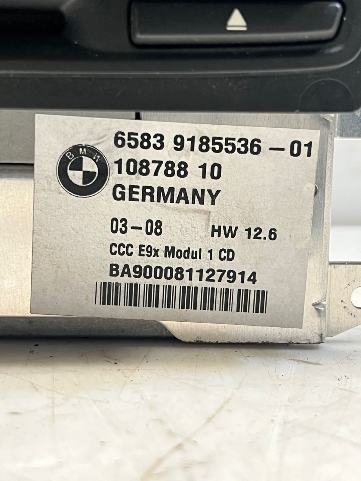 2007-2010 BMW 3 Series E90 E91 E92 E93 Navigation System SAT CD CCC 9185536 OEM