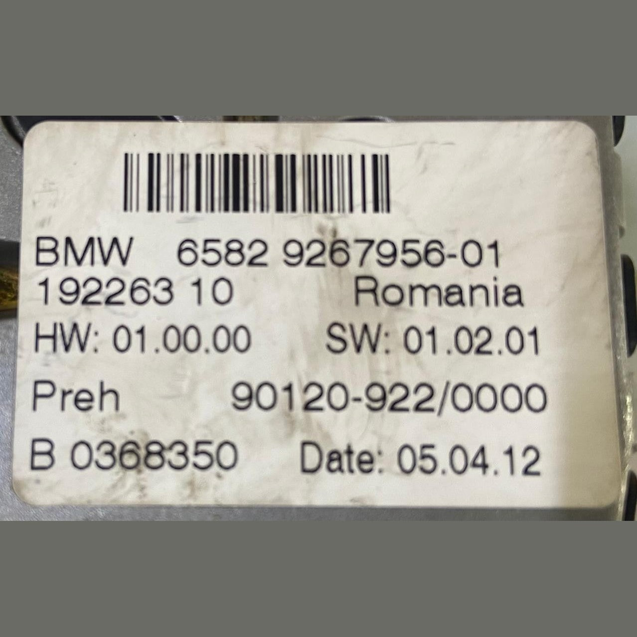OEM BMW F20 F21 F30 F31 F34 F10 F11 F25 Genuine iDrive Media Controller 9267956