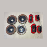 Mercedes-Benz E63 W212 E-Class Front \ Rear Brembo Red Calipers & Brake Discs