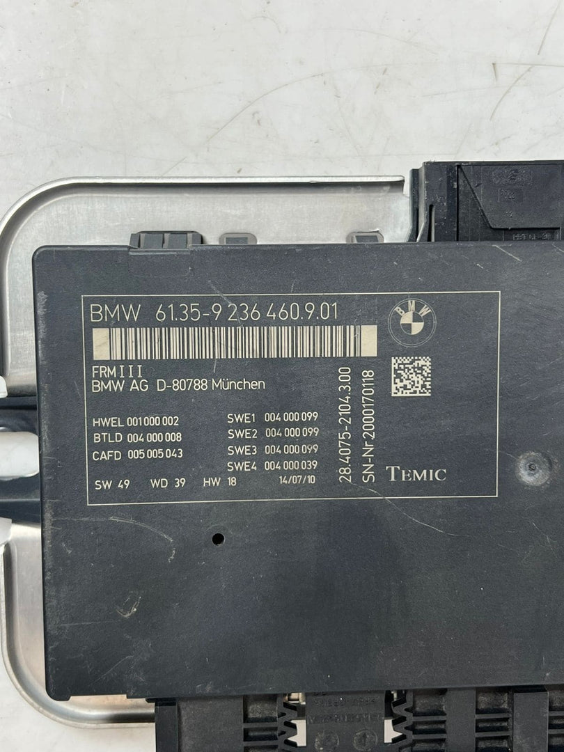 BMW 5 Series F10 F11 FRM3 Footwell Light Module Control Unit 9236460 OEM