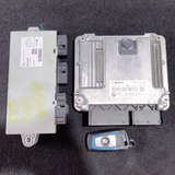 BMW 3 F30 F31 320D  N47N 163HP ENGINE CONTROL UNIT  KIT DDE KEY + FEM- 8584276