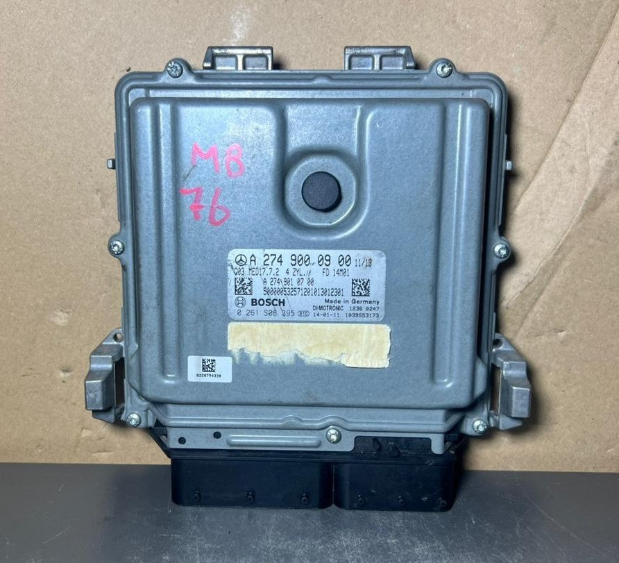 Mercedes W212 E-CLASS W205 Engine Control Module Unit ECM ECU A274 9000900 OEM