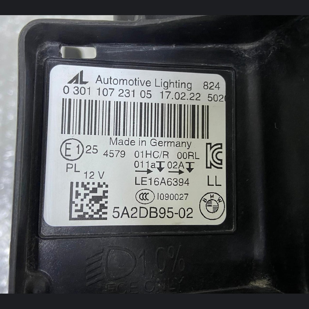 OEM BMW Z4 G29 LED Headlight LEFT Side LHD US Spec 5A2DB95 Without modules
