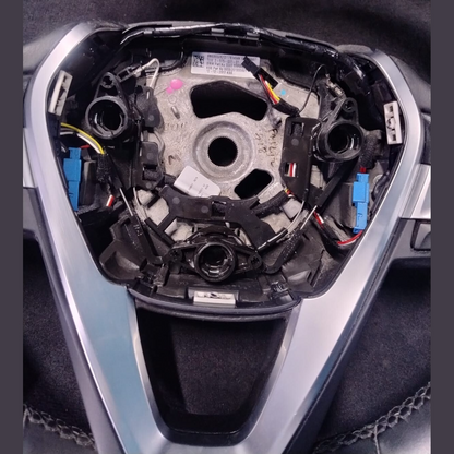 GENUINE BMW G01 X3 2019 LEATHER STEERING WHEEL OEM - 6995082