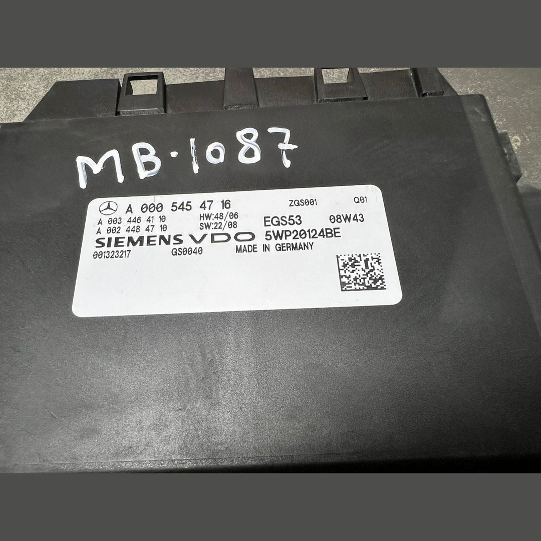 08–12 Mercedes-Benz W204 Gearbox Transmission Control Module A000 5454716 OEM