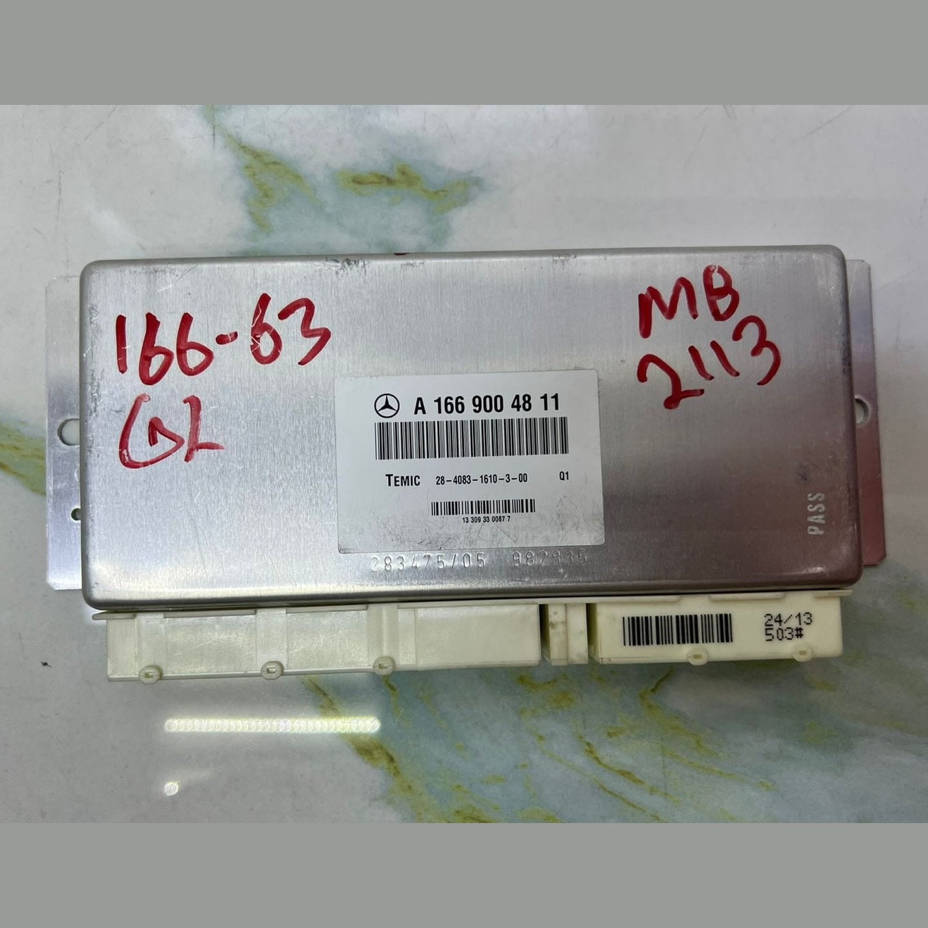 13-16 Mercedes GL63 AMG Air Suspension Control Module A1669004811 GL-Class W166