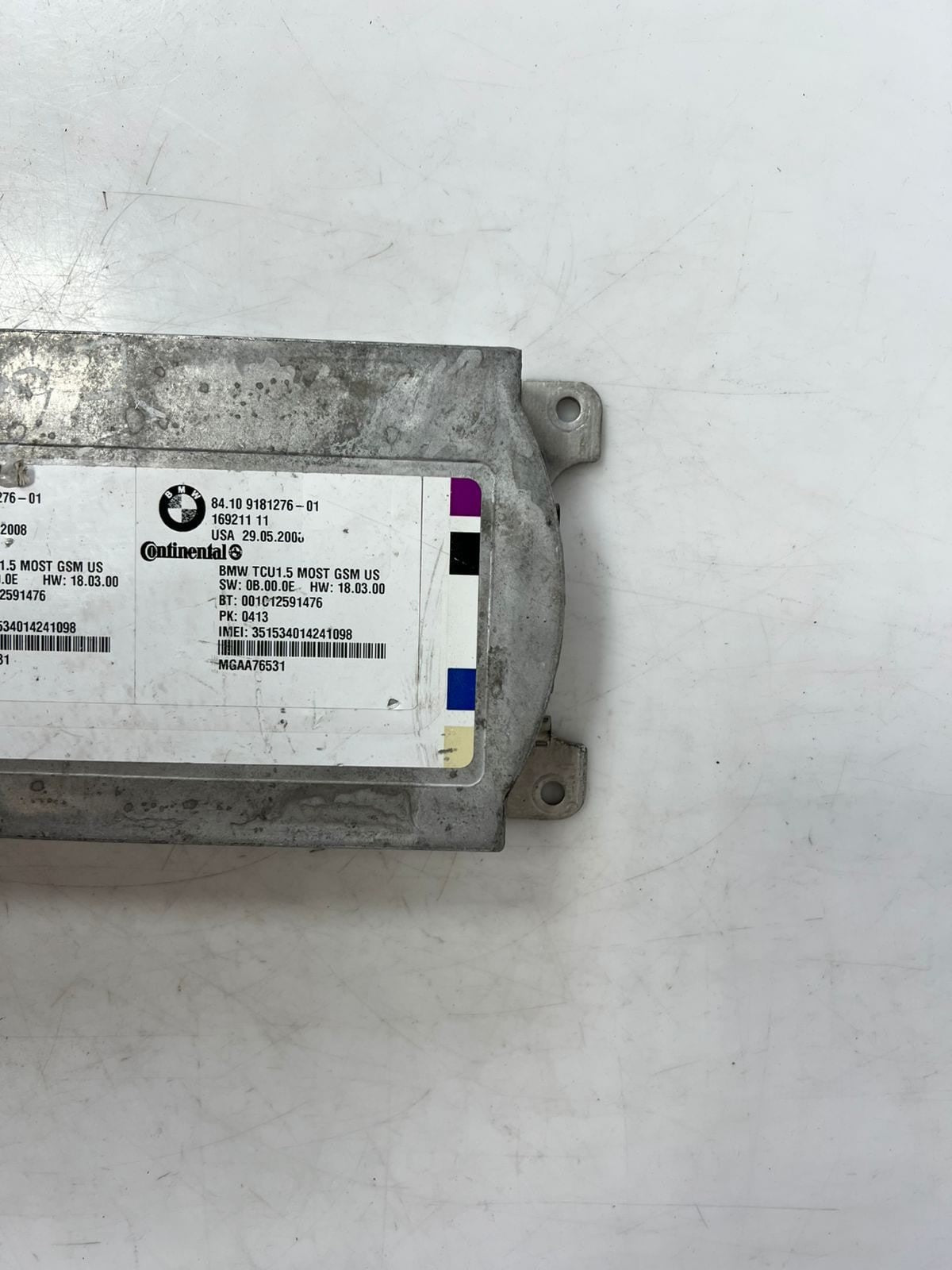 2008-16 BMW 328i E90 E92 E82 E88 Telematics Bluetooth Control Module 9181276 OEM