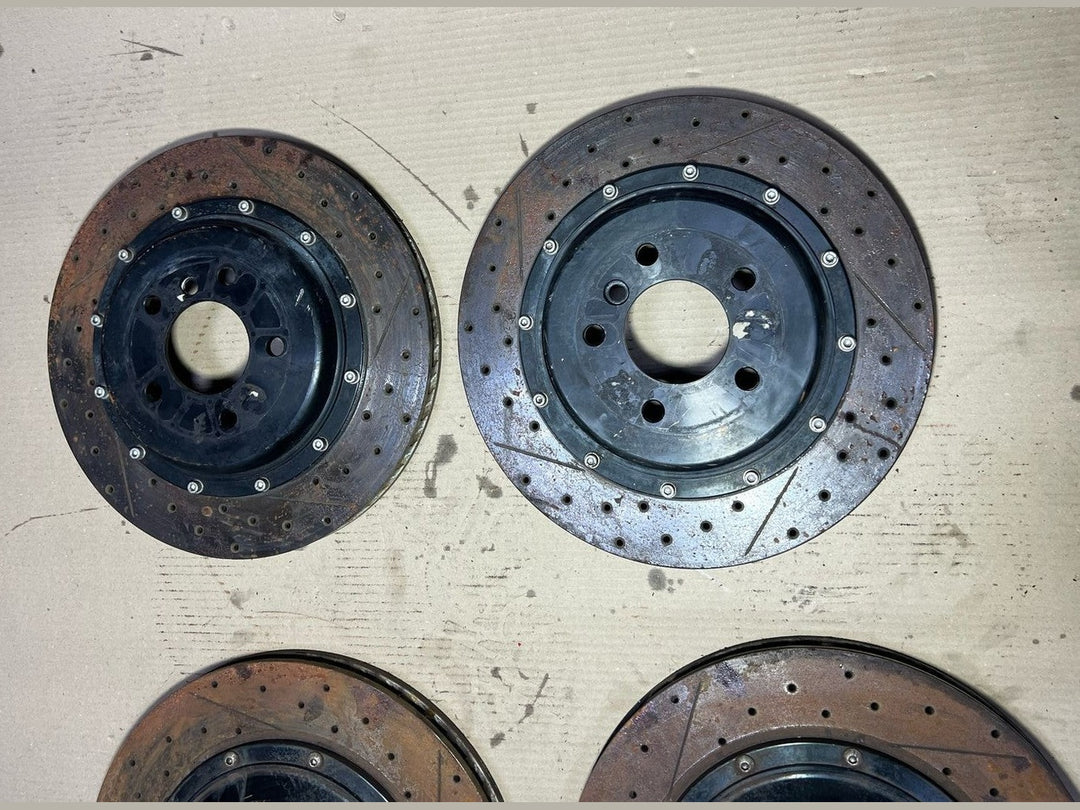 10-14 Mercedes-Benz W212 E-Class AMG E63 Front \ Rear Calipers Brake Discs Set