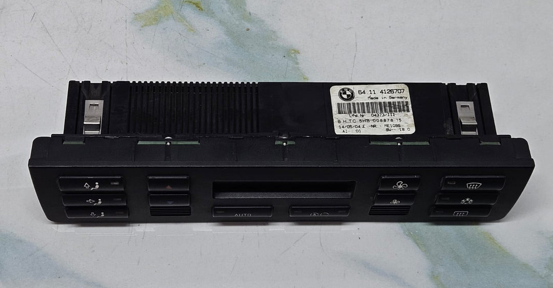 2001-2006 BMWE46 325i, 330i, Hvac Climate Control Panel 4126707 OEM