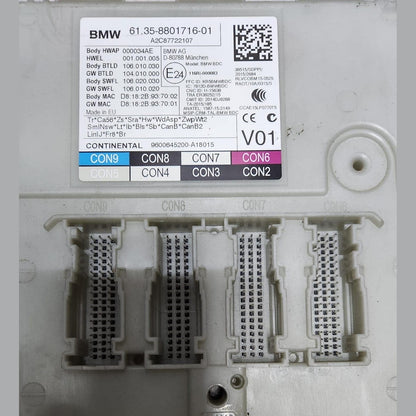 2016 BMW M5 Body Domain Control Module 8801716 5 Series G30 G31 