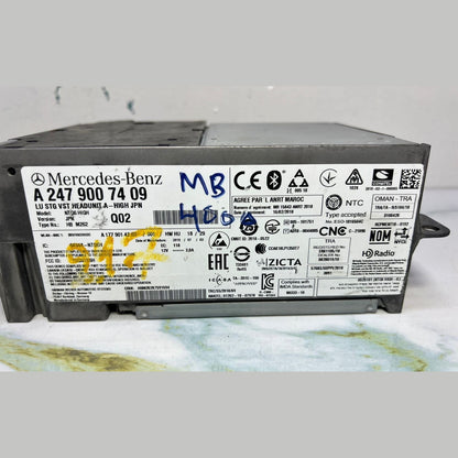 18-21 Mercedes W247 B-Class Radio Audio Multimedia Head Unit  A247 9007409 OEM