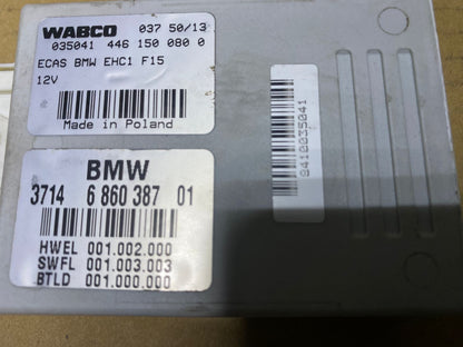 2013-2018 BMW X5 Air Suspension Control Unit 6860387 X5 F15 and X6 F16