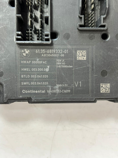 2012-2016 BMW F20 F21 F30 F31 F32 Rear Body REM Control Unit Module 6819332