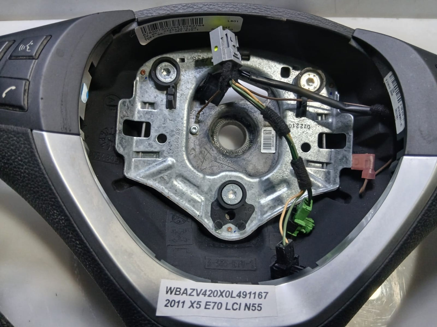 2010 BMW X5 E70 LCI Steering Wheel Multifunction Switch 9199424 OEM