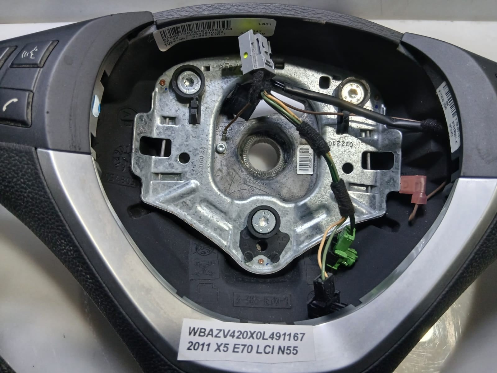 2010 BMW X5 E70 LCI Steering Wheel Multifunction Switch 9199424 OEM