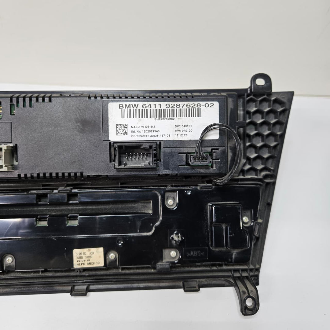 2011-2014 BMW F25 X3 Climate Control Panel 9287628 USED