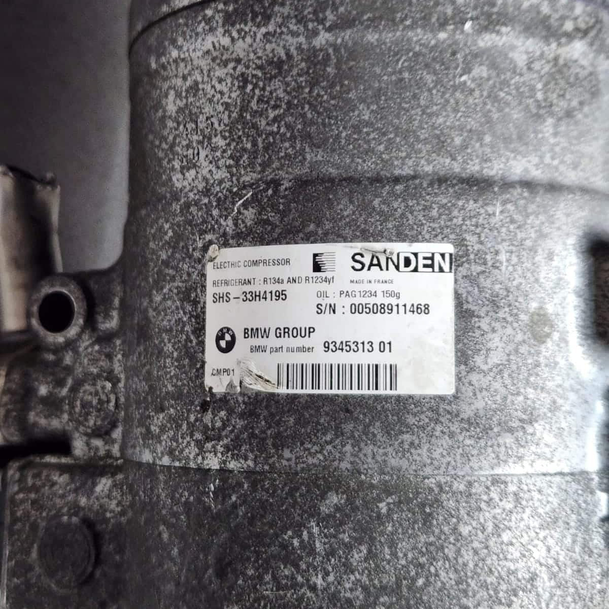 BMW Air Conditioning Compressor 9345313 F30 F10 F01 F02 F03 3 Series HYBRID