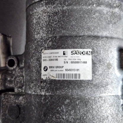 BMW Air Conditioning Compressor 9345313 F30 F10 F01 F02 F03 3 Series HYBRID