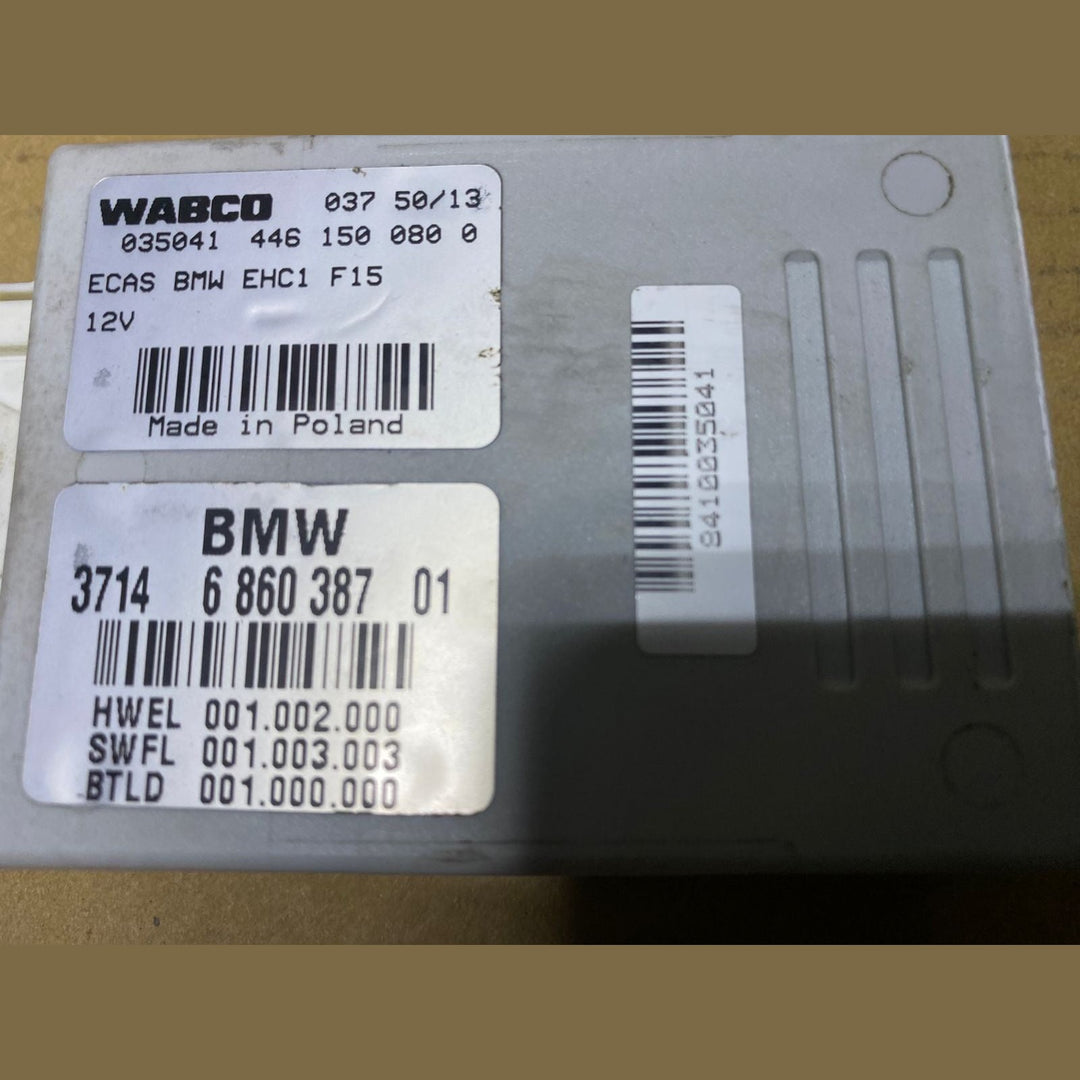 2013-2018 BMW X5 Air Suspension Control Unit 6860387 X5 F15 and X6 F16