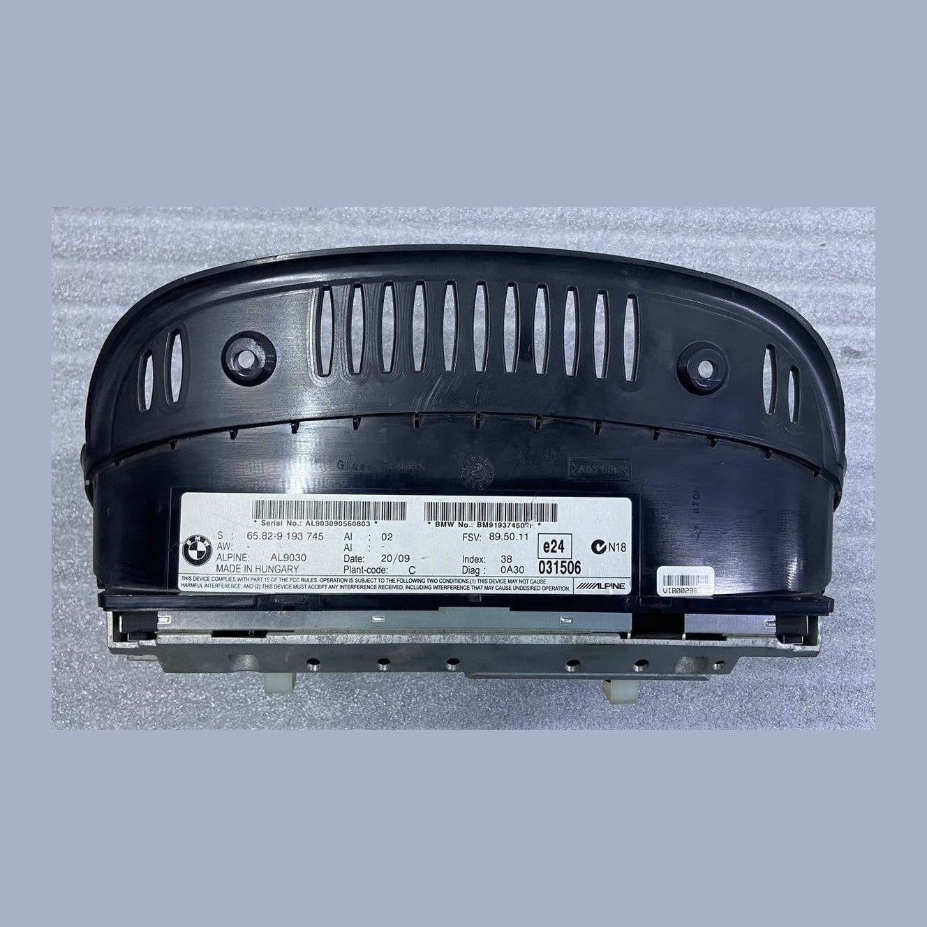 OEM BMW E60 E61 E90 E91 E92 Display Screen 8.8" Monitor On Board Sat Nav 9193745