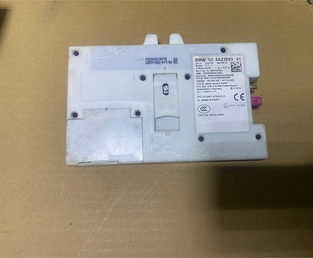 2021 BMW M5 Telematics GPS Navigation Control Module 5A23E93 X5M F95
