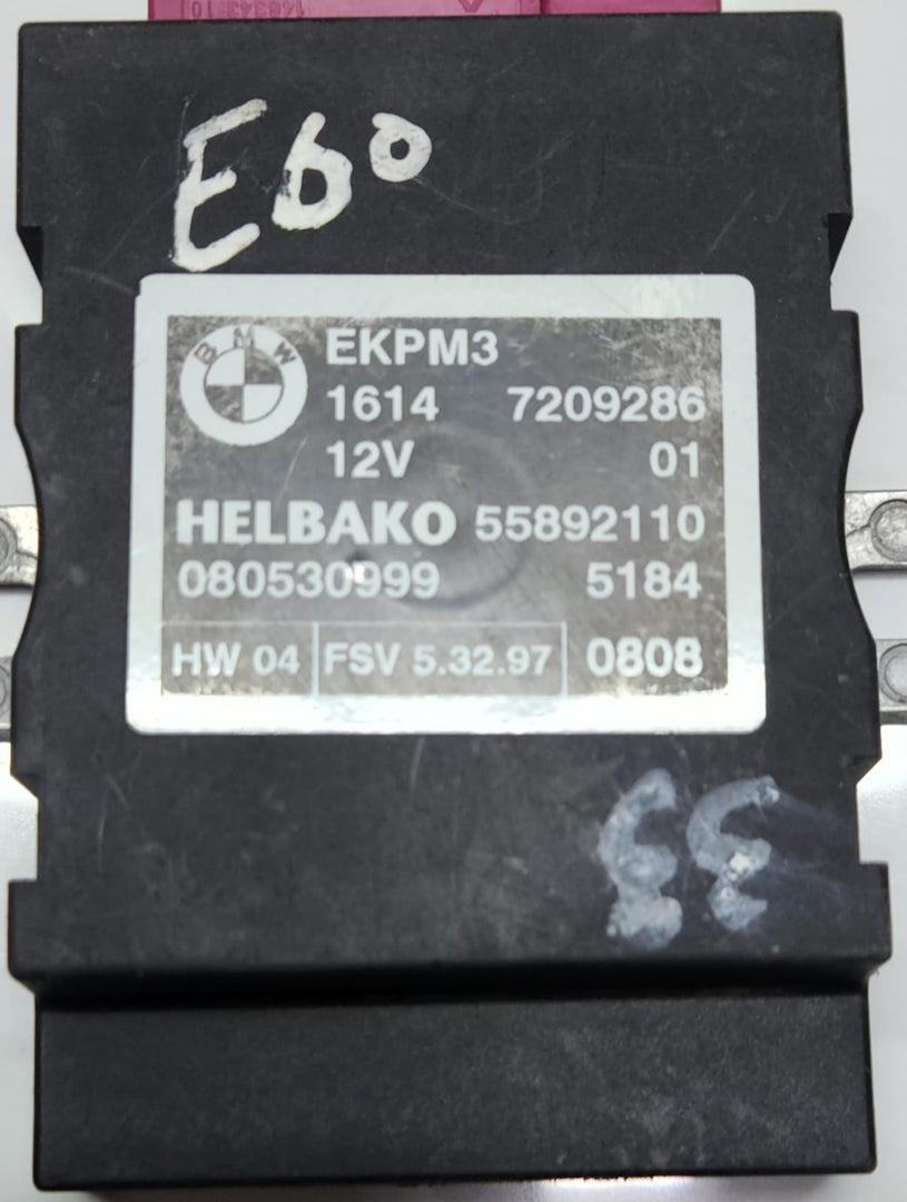 2003 BMW 540i Fuel Pump Control Module 7209286 1, 3, and 5 Series 