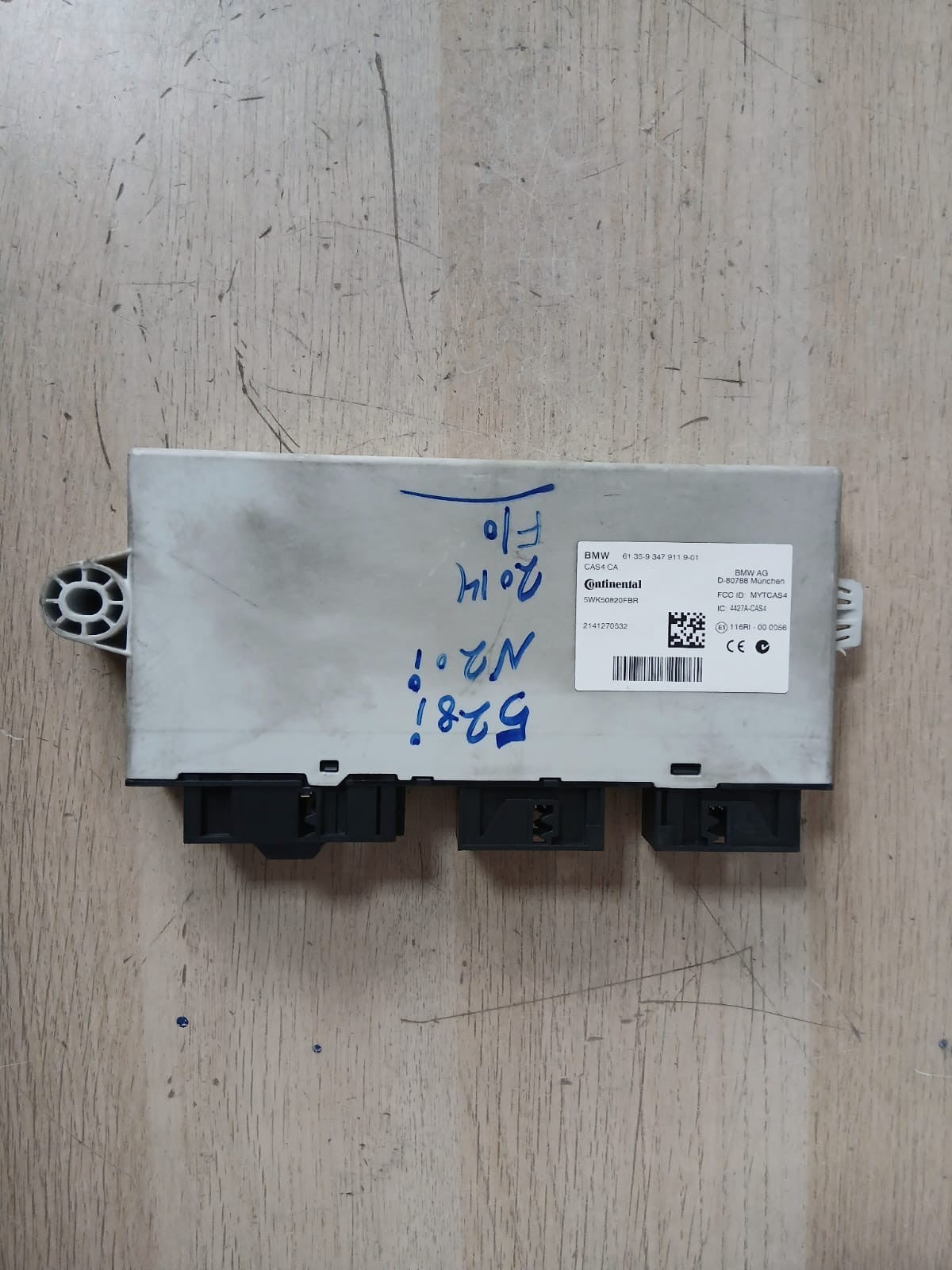 BMW  2014 F10 528i N20i ENGINE CONTROL Unit ECU SET DME 8631725 with key