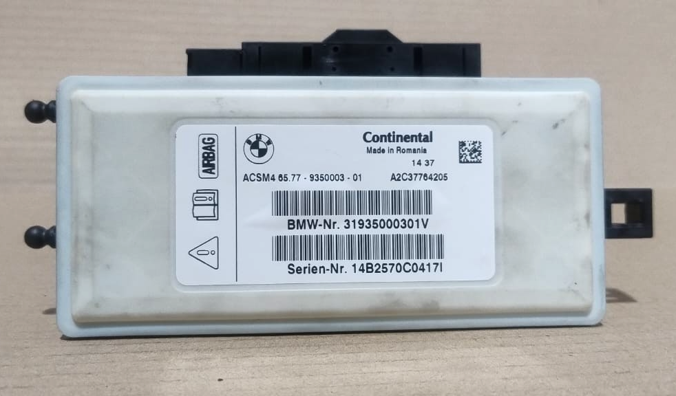BMW F01 F10 F11 F06 F12 F13 5 6 7 SERIES ACSM4 CRASH CONTROL MODULE 9350003