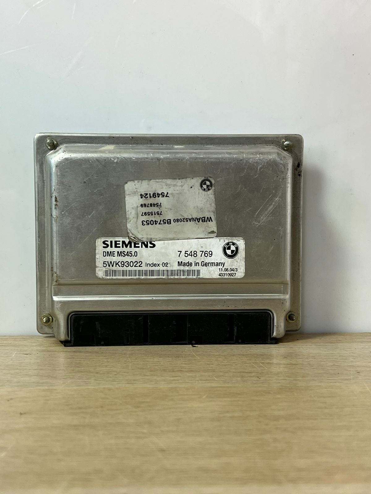 2004-2006 BMW X3 Engine Control Module 7548769 E60 E61 E83 E85 X3 Z4 M54 MS45.0
