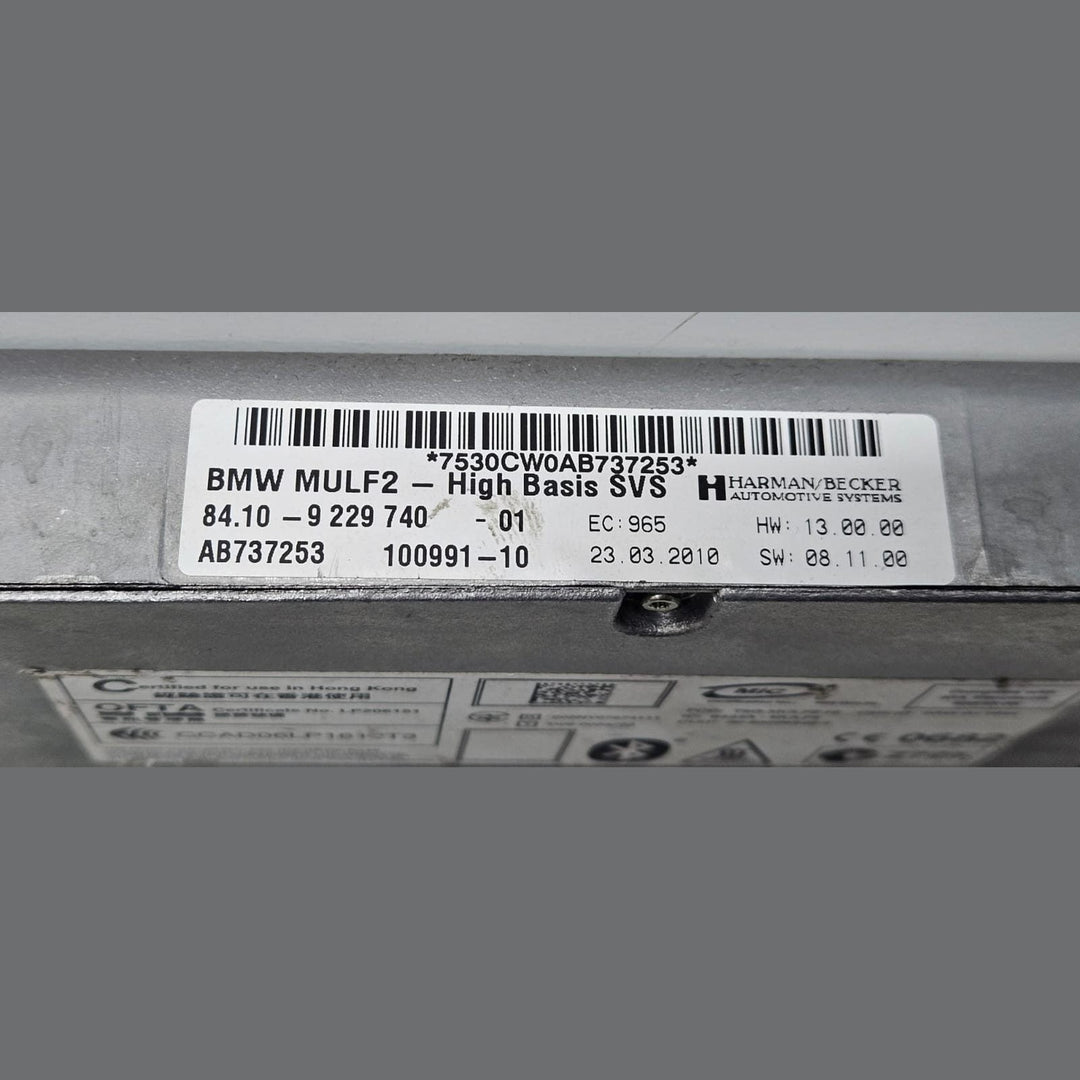 2010-15 BMW E60 E70 E81 E90 F01 F10 Bluetooth Control Module MULF2 9229740