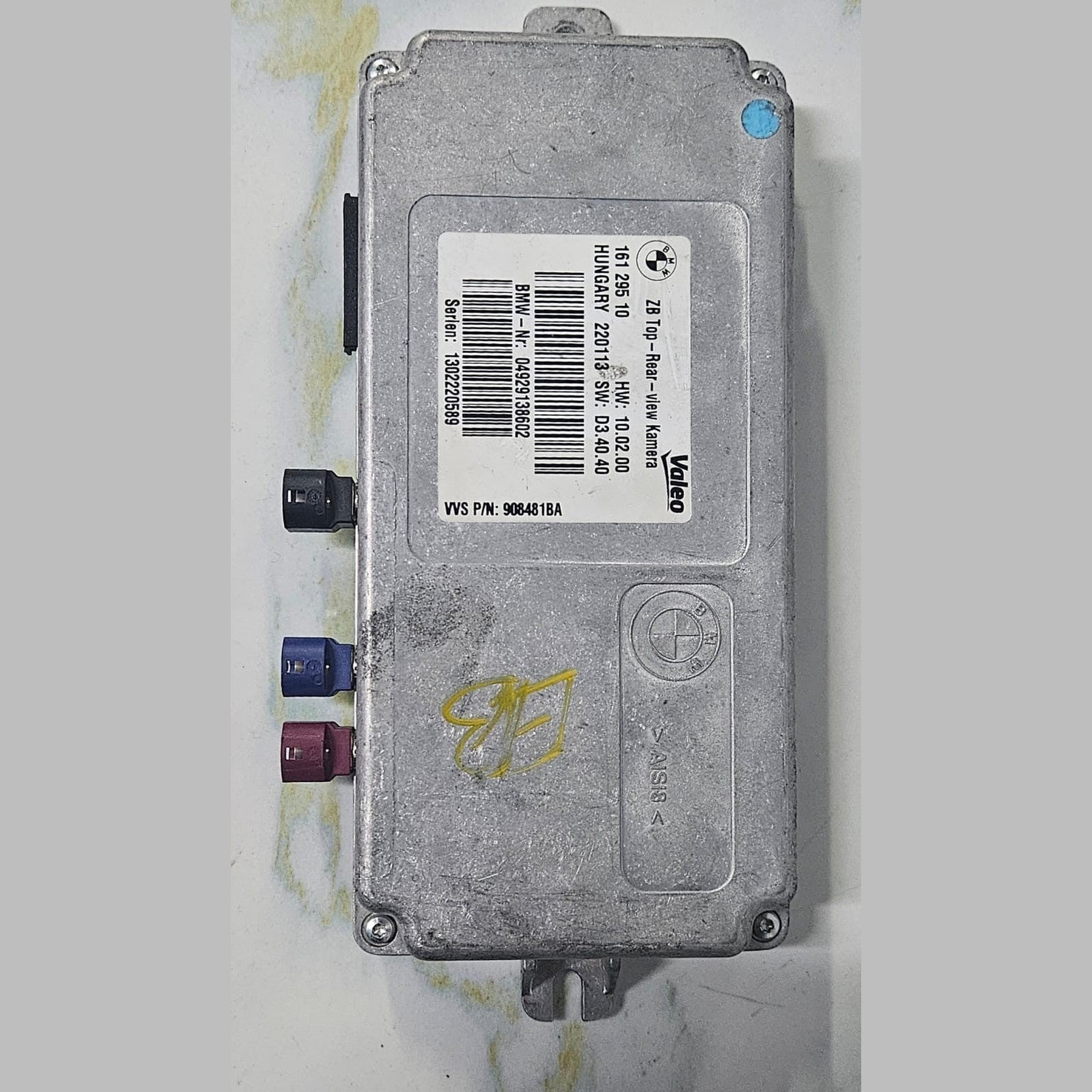 OEM BMW X6 F16 SURROUND VIEW CAMERA CONTROL MODULE UNIT 9291386