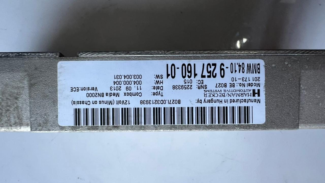 2012-2015 BMW X1 Bluetooth Telematics Control Module 9257160