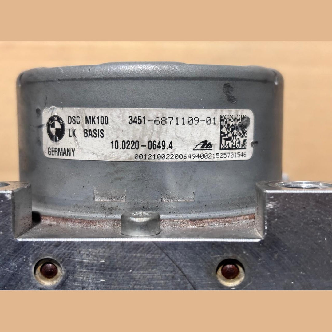 OEM BMW F30 ABS DSC Pump Modulator Control Unit 6971110 6971109