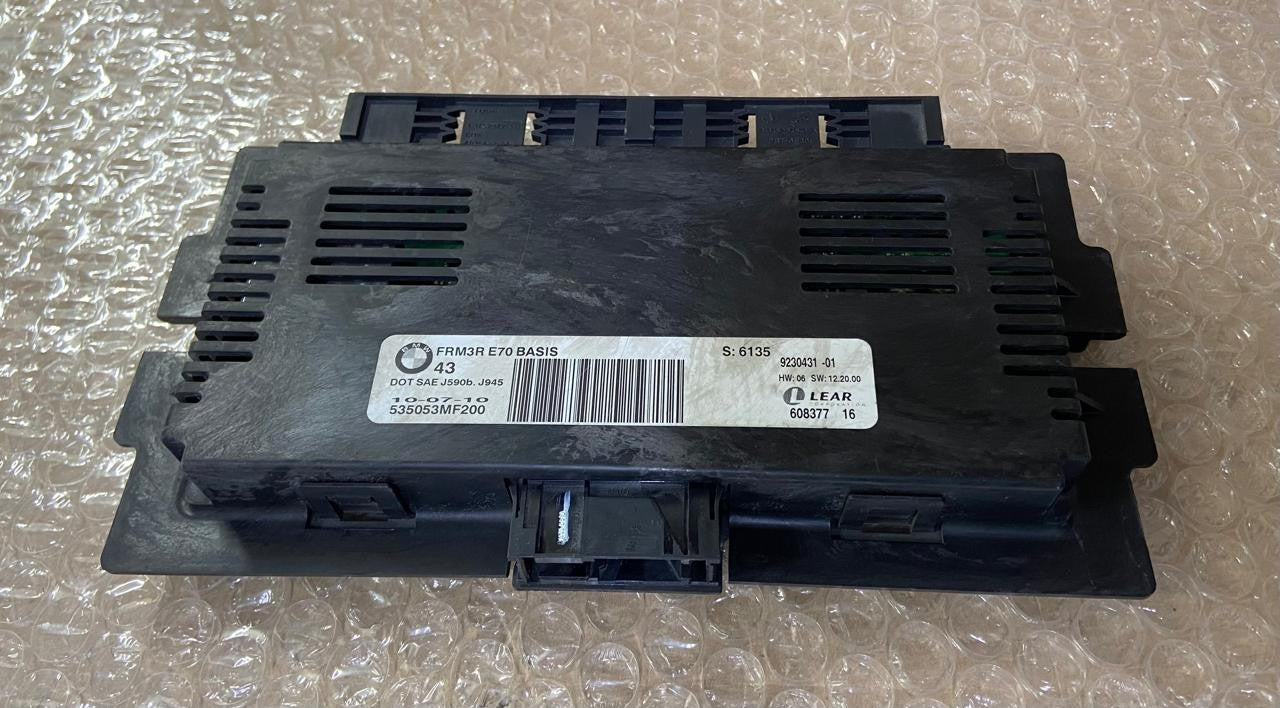 OEM BMW X5 E70 Headlight Control Module Unit FRM3R 9230431