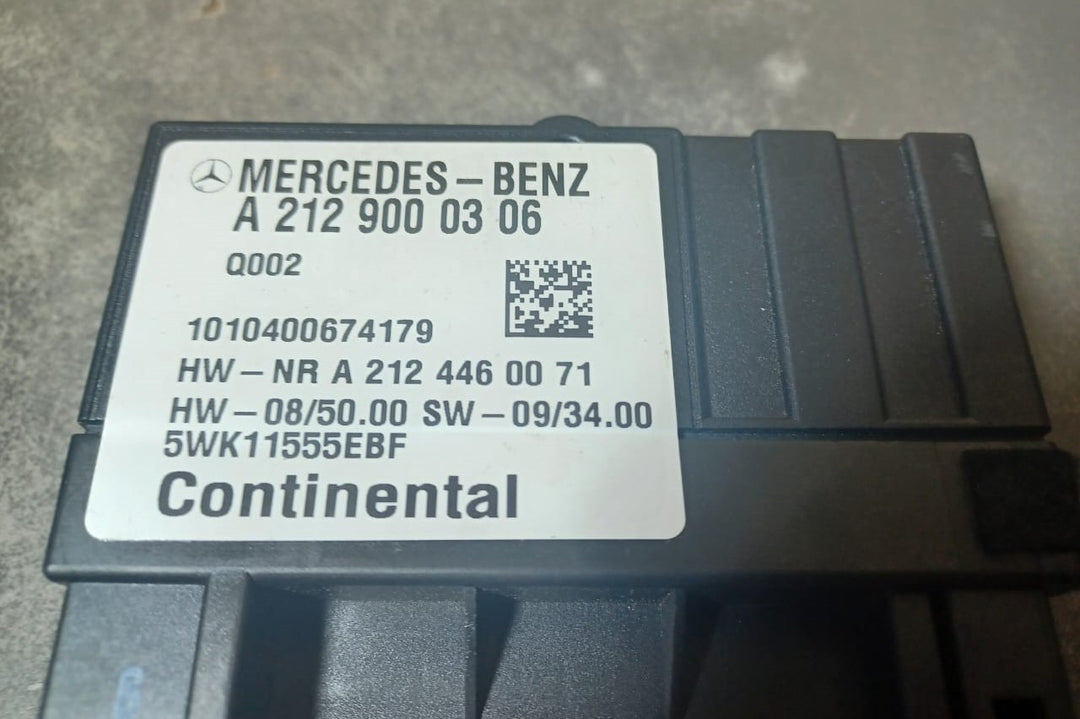 10-15 MERCEDES-BENZ W212 W207 CLASSE E MODULE DE COMMANDE DE POMPE À...
