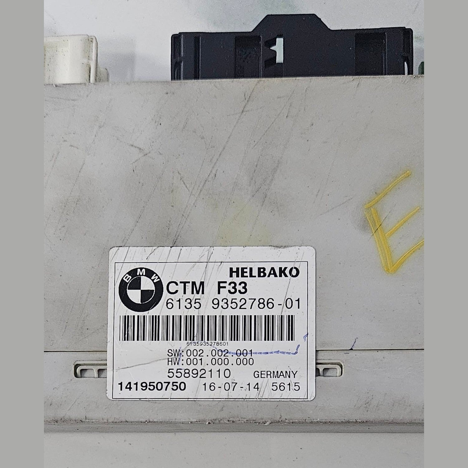 OEM BMW CONVERTIBLE TOP CONTROL MODULE ECU CTM FITS 4 SERIES F33 M4 9352786