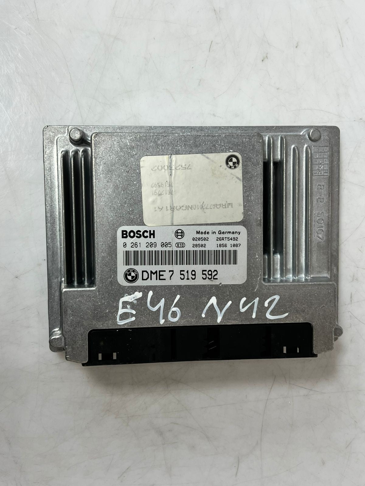 BMW 3 series E46 set basic control unit key control unit EWS 7523838 7522729