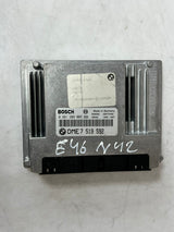 BMW 3 series E46 set basic control unit key control unit EWS 7523838 7522729