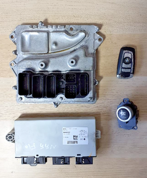 BMW N55 F10 ECU Kit DME Engine Control Module CAS Key Set OEM 7632115