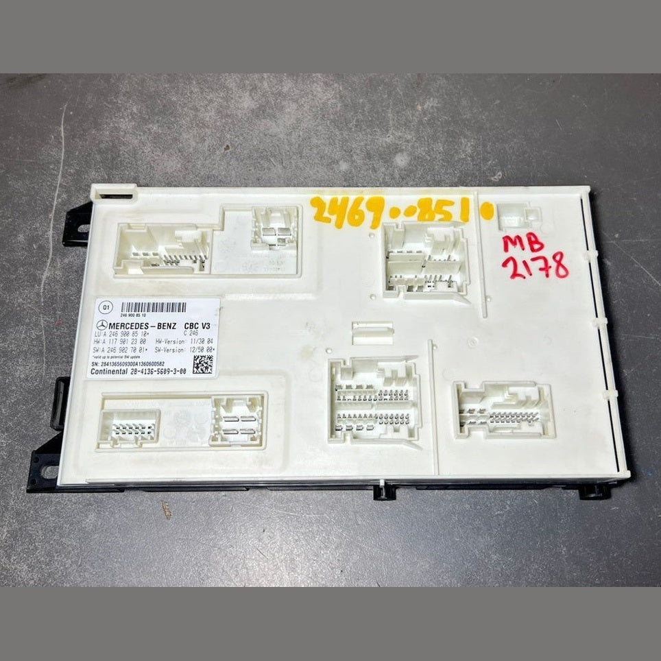 Body Shell W246 Mercedes W246 CLA B-Class Front SAM Body Control Module Unit A246 9008 ...